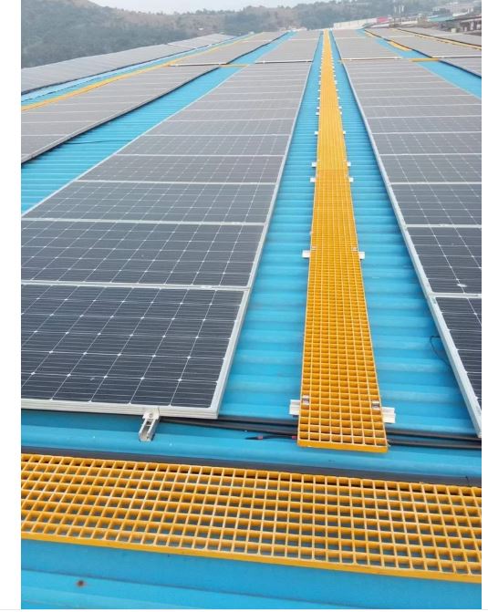 2.85 metres long fibre walkways (FRP)